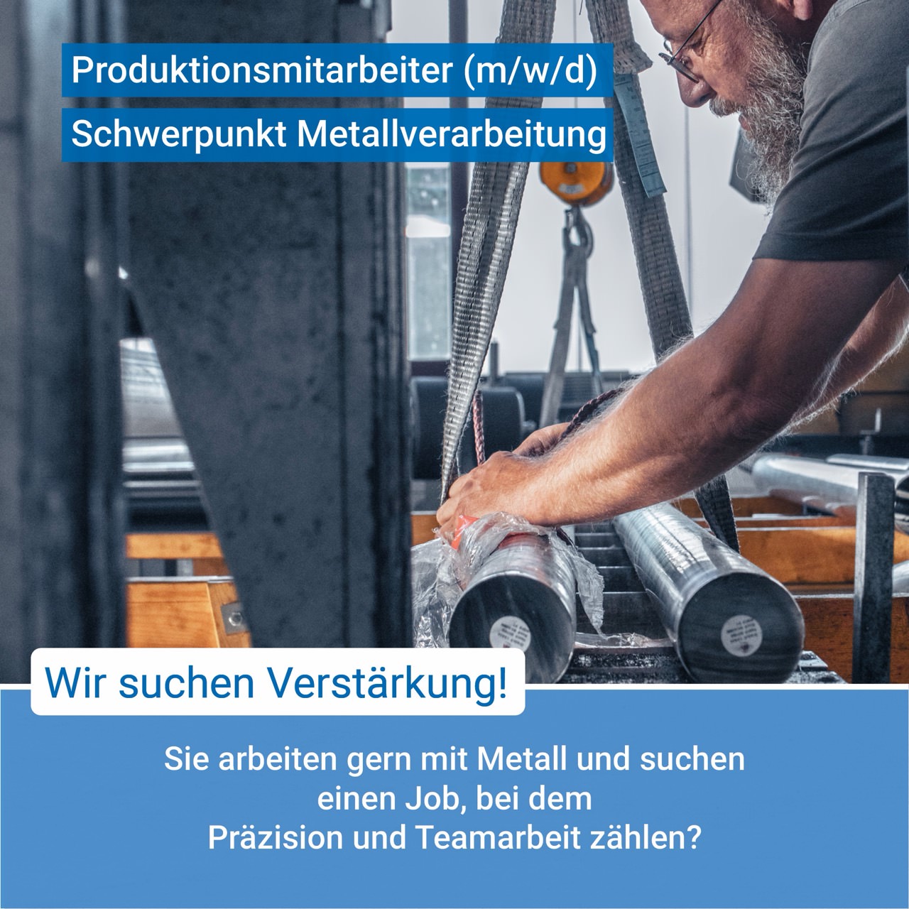 Produktionsmitarbeiter (m/w/d) Schwerpunkt Metallverarbeitung - Wir suchen Verstärkung!